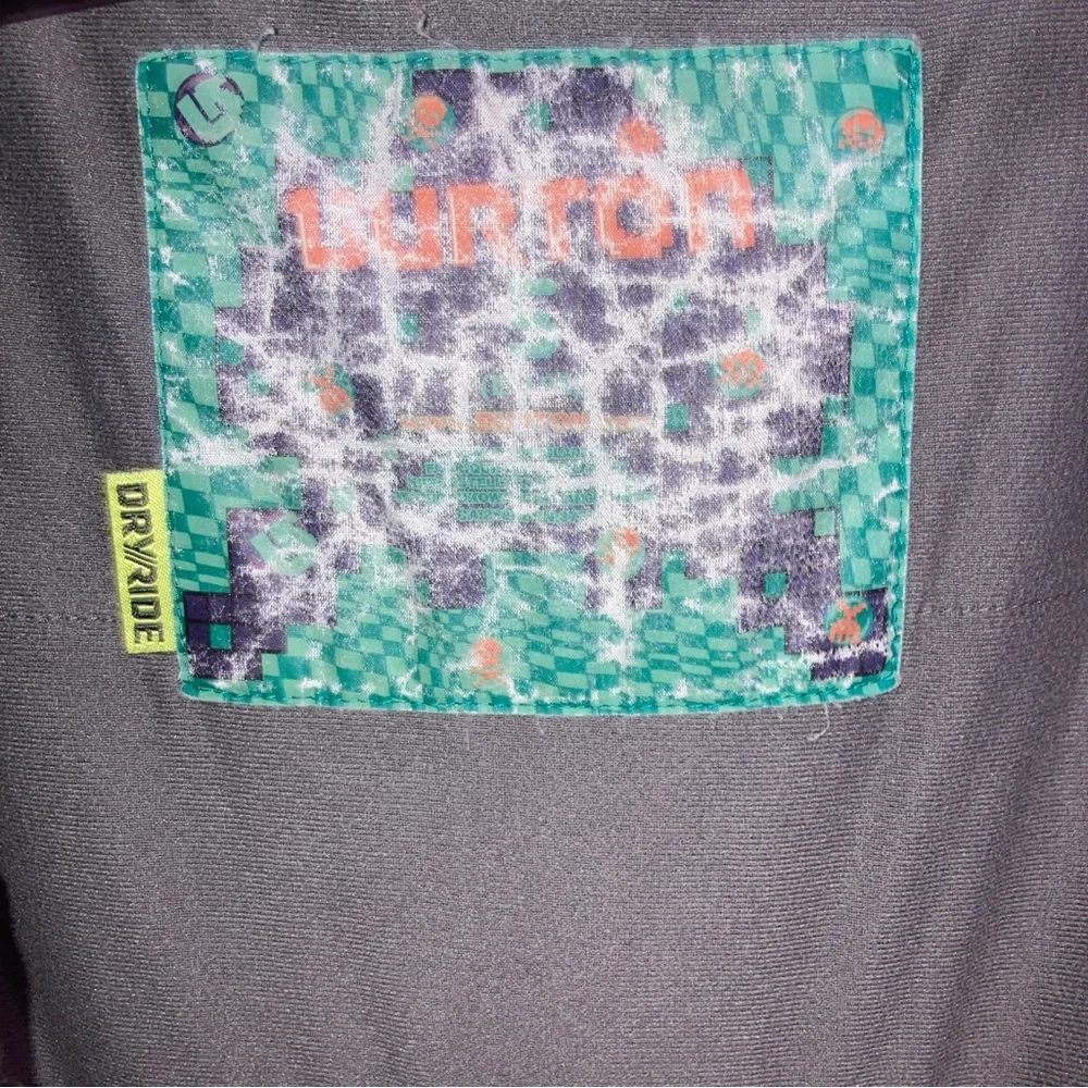 Burton Boys Mini Shred Jacket Size 5 Orange GUC